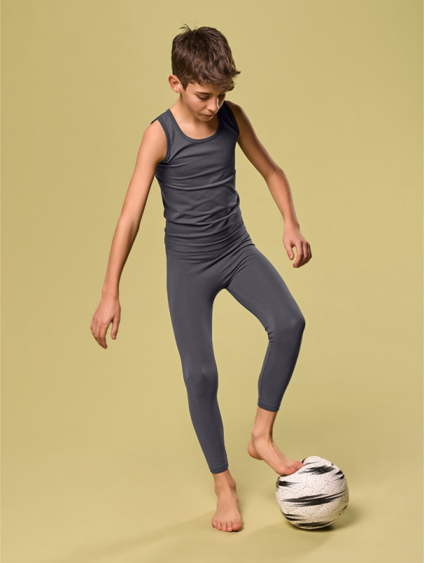 Gyermek hosszú leggings - Antracit