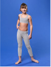 Gyermek hosszú leggings - Világosszürke