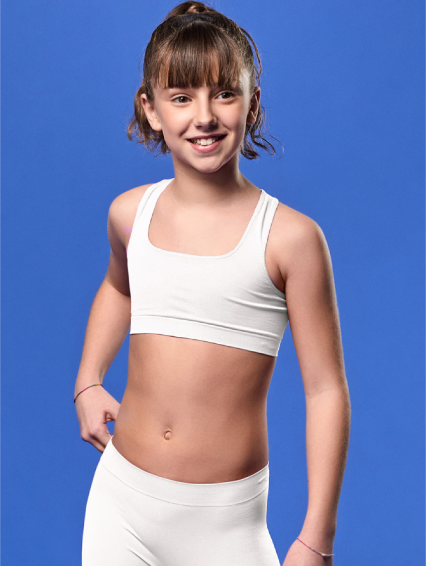 Lány sport top - Fehér Lány sport top - Fehér