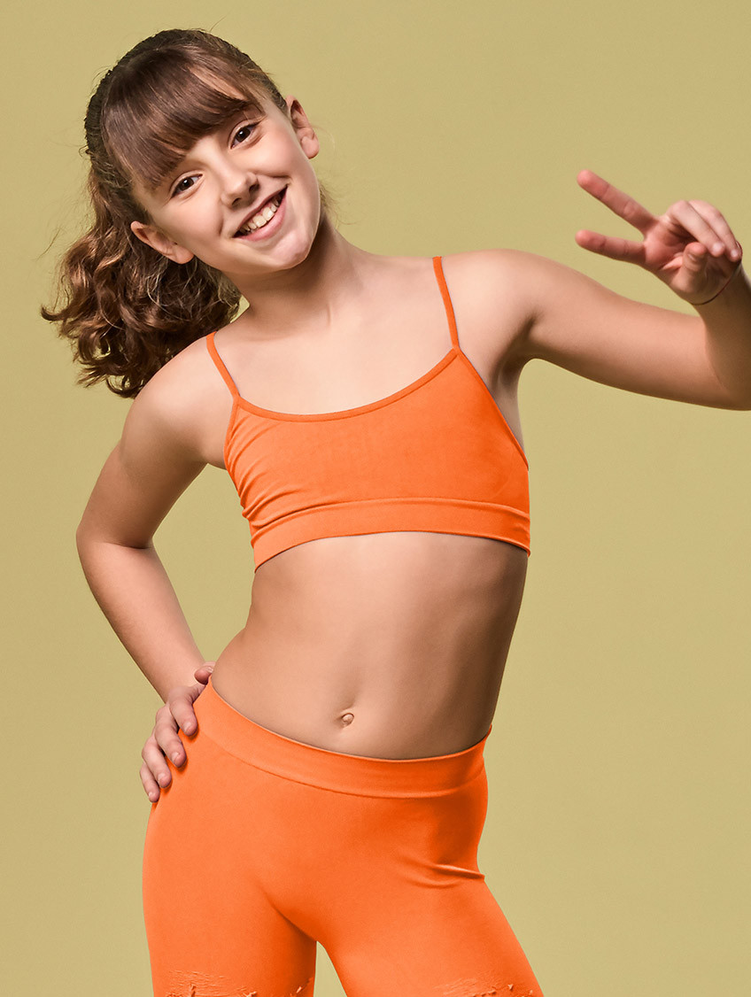 Kislány melltartó - Neonnarancssárga