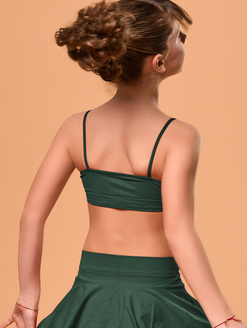 Kislány melltartó - Sötétzöld