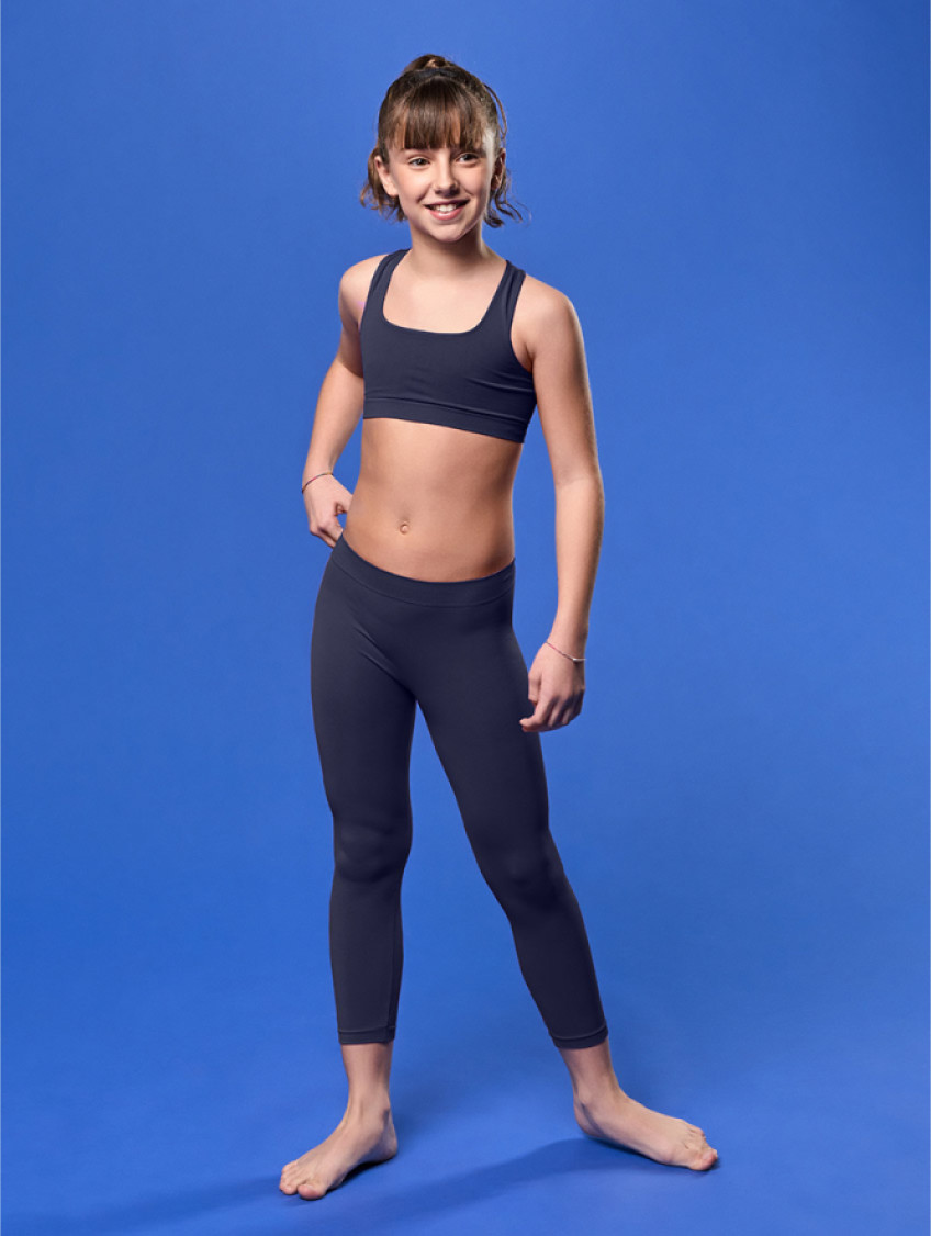 Gyermek hosszú leggings - Sötétkék