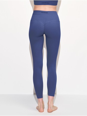 Női magas derekú push up leggings - MÉLYTENGERKÉK