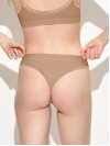 Női bordázott, csipkés brazil tanga - NUDE Női bordázott, csipkés brazil tanga - NUDE