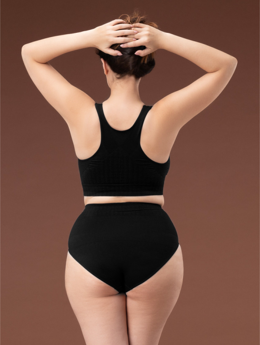 Női alakformáló bugyi - Fekete