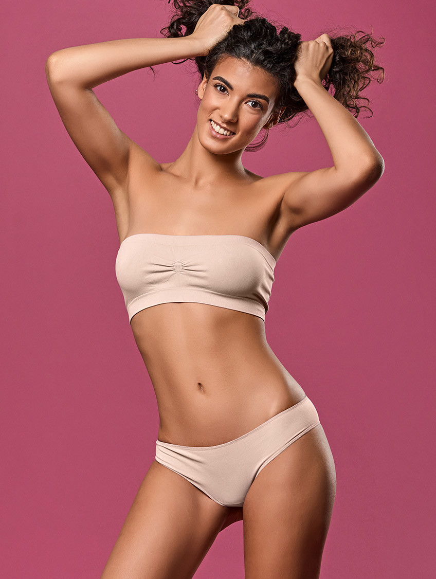 Női brazil tanga - Púder Női brazil tanga - Púder