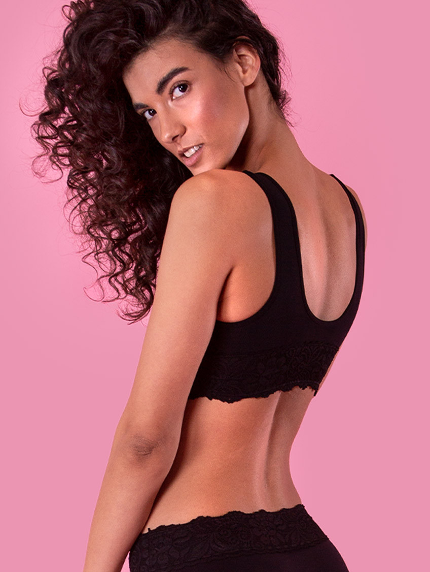 Női Stefania melltartó - Fekete Női Stefania melltartó - Fekete