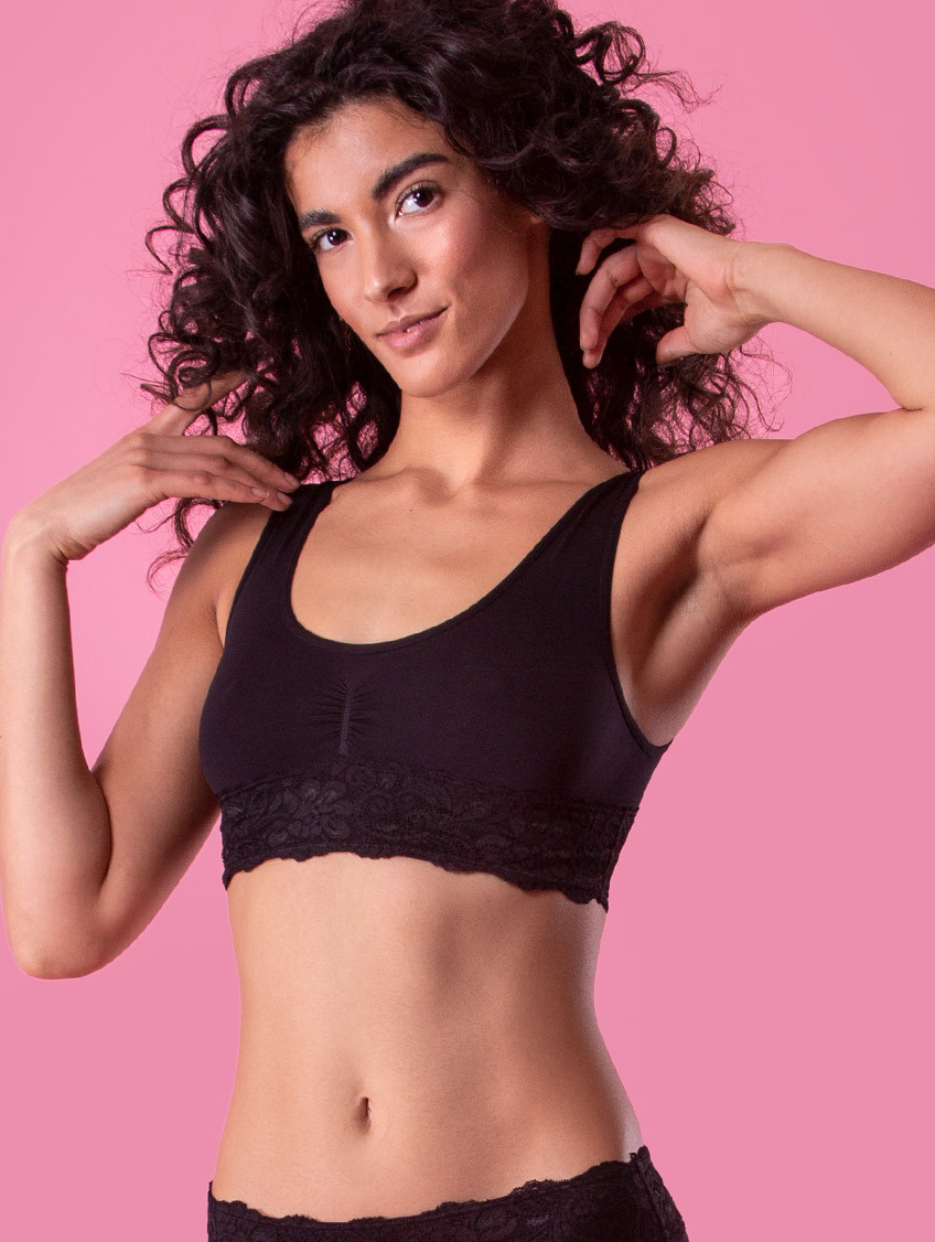 Női Stefania melltartó - Fekete Női Stefania melltartó - Fekete