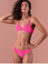 Női bordázott brazil tanga - Pink Női bordázott brazil tanga - Pink