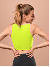 Női széles pántú top - Neon sárga Női széles pántú top - Neon sárga