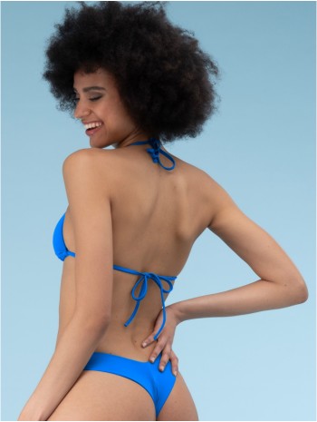 Női háromszög bikini FELSŐ - KOBALTKÉK