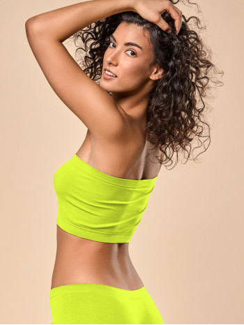 Női top - Neonsárga