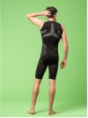 Unisex Dryarn sport felső, ujjatlan - FEKETE Unisex Dryarn sport felső, ujjatlan - FEKETE