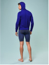 Férfi dryarn kapucnis pulóver - Királykék Férfi dryarn kapucnis pulóver - Királykék
