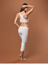 Női félhosszú leggings - Fehér Női félhosszú leggings - Fehér