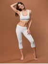 Női félhosszú leggings - Fehér Női félhosszú leggings - Fehér