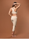 Női közepes leggings - Púder