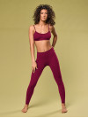 Női hosszú leggings - Bordó