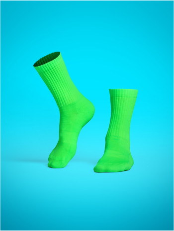 Tenisz zokni - Neon zöld